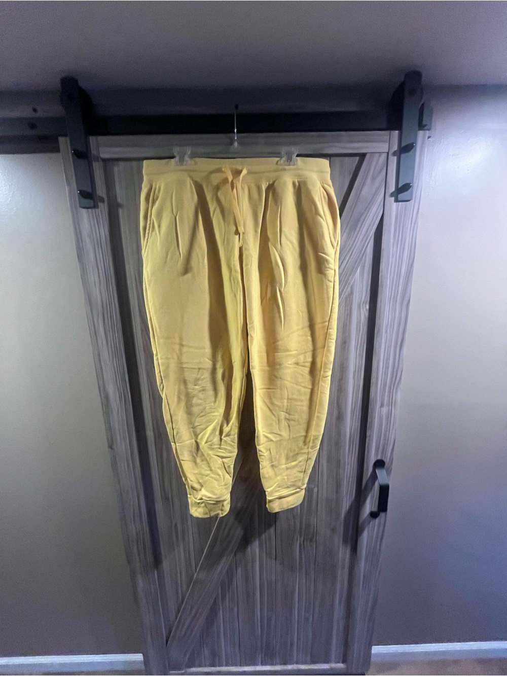 Men's Tek Gear Yellow Drawstring Jogger Sweatpants